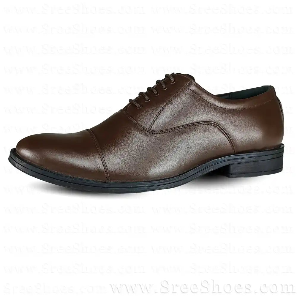 Lace Up Pure Leather Oxford Dress Shoes