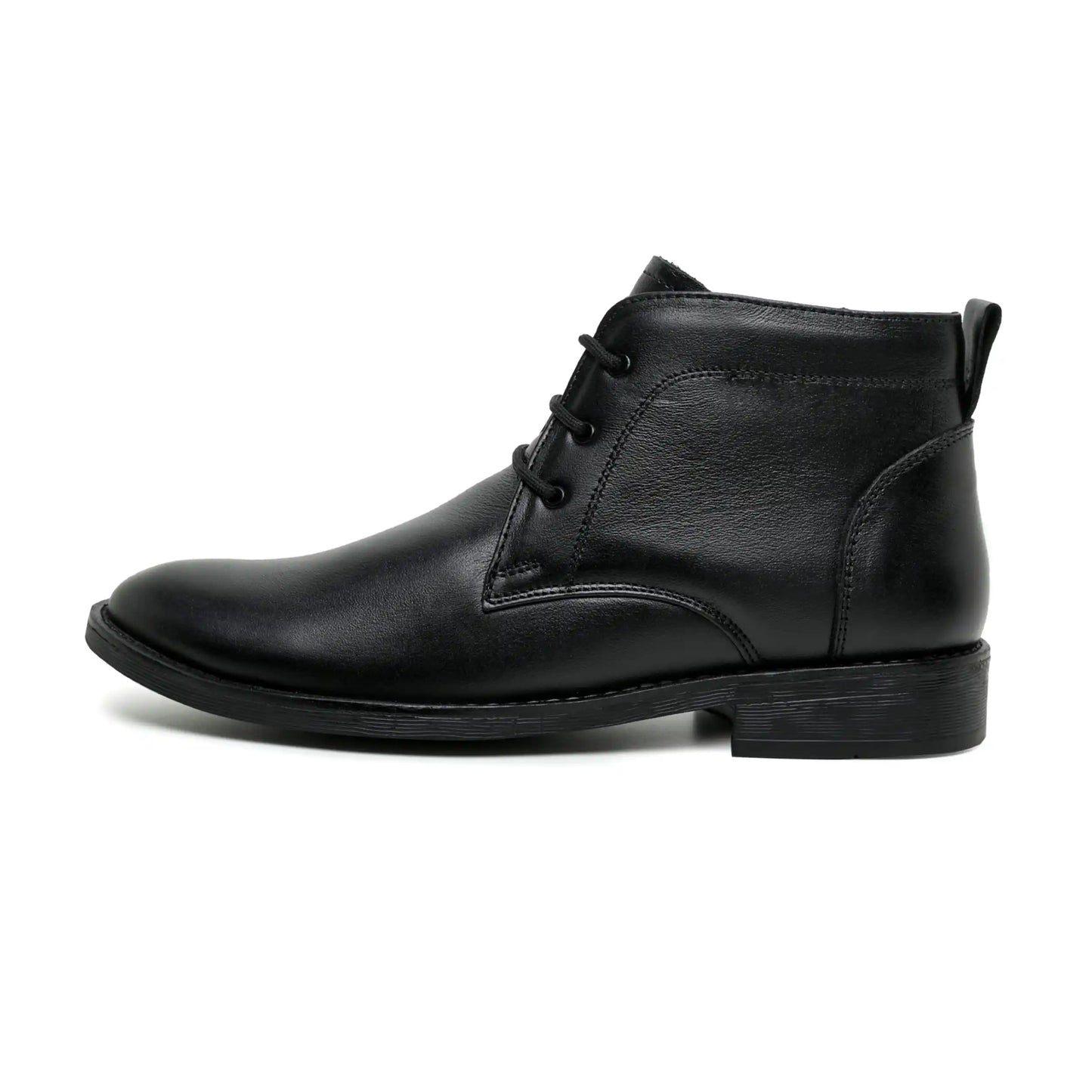 Men Pure Leather Chukka Boots Ankle Shoes