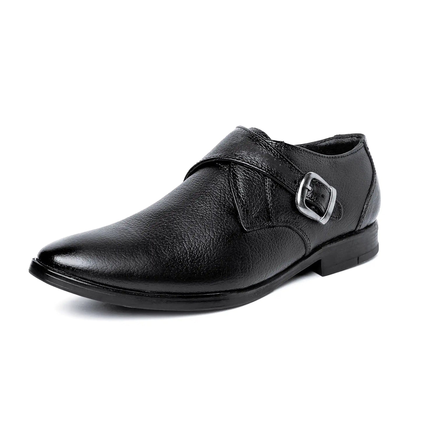 Genuine Leather Monk Strap Shoes for Men