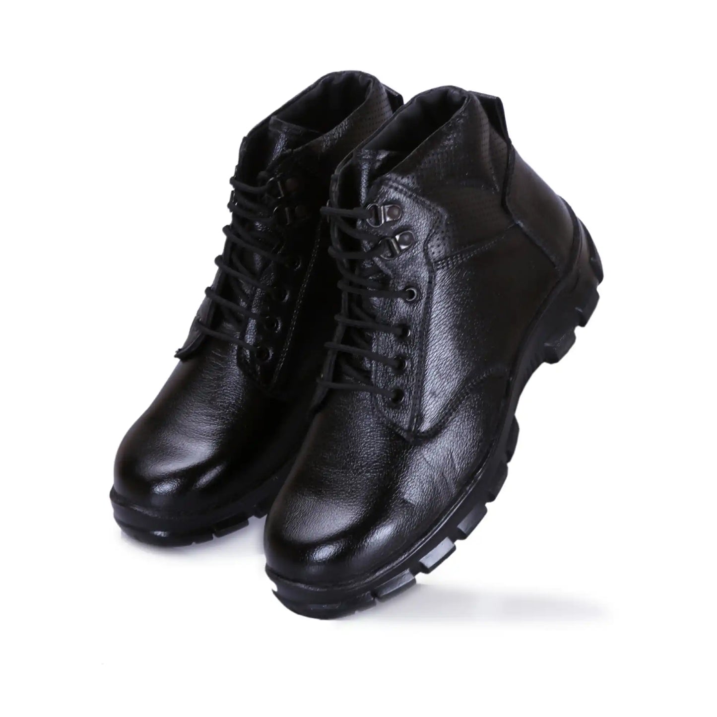Pure Leather Safety Shoes Industrial Boots for Men
