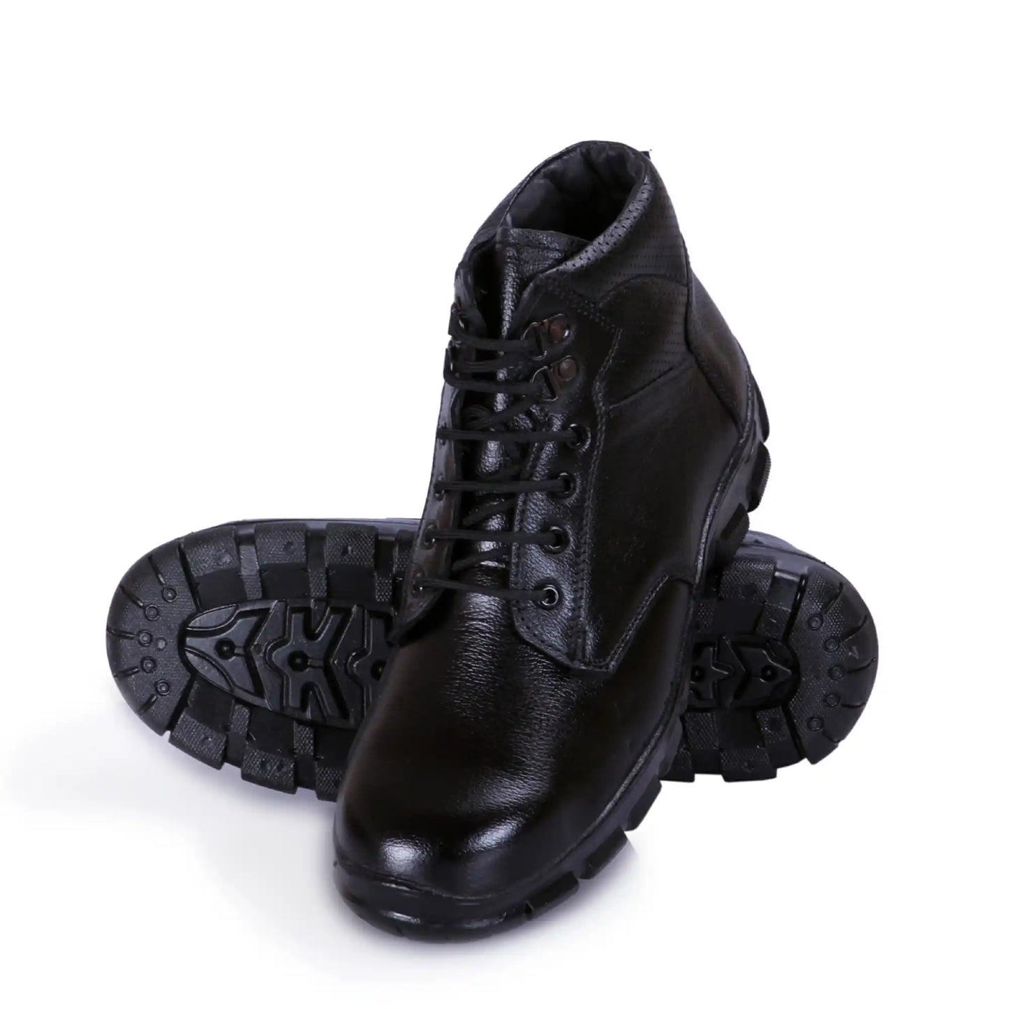 Pure Leather Safety Shoes Industrial Boots for Men