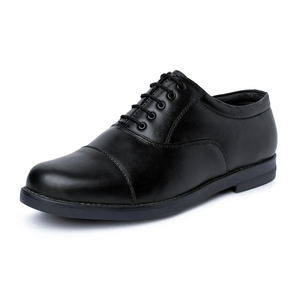 Genuine Leather Oxford Shoes Lace Up