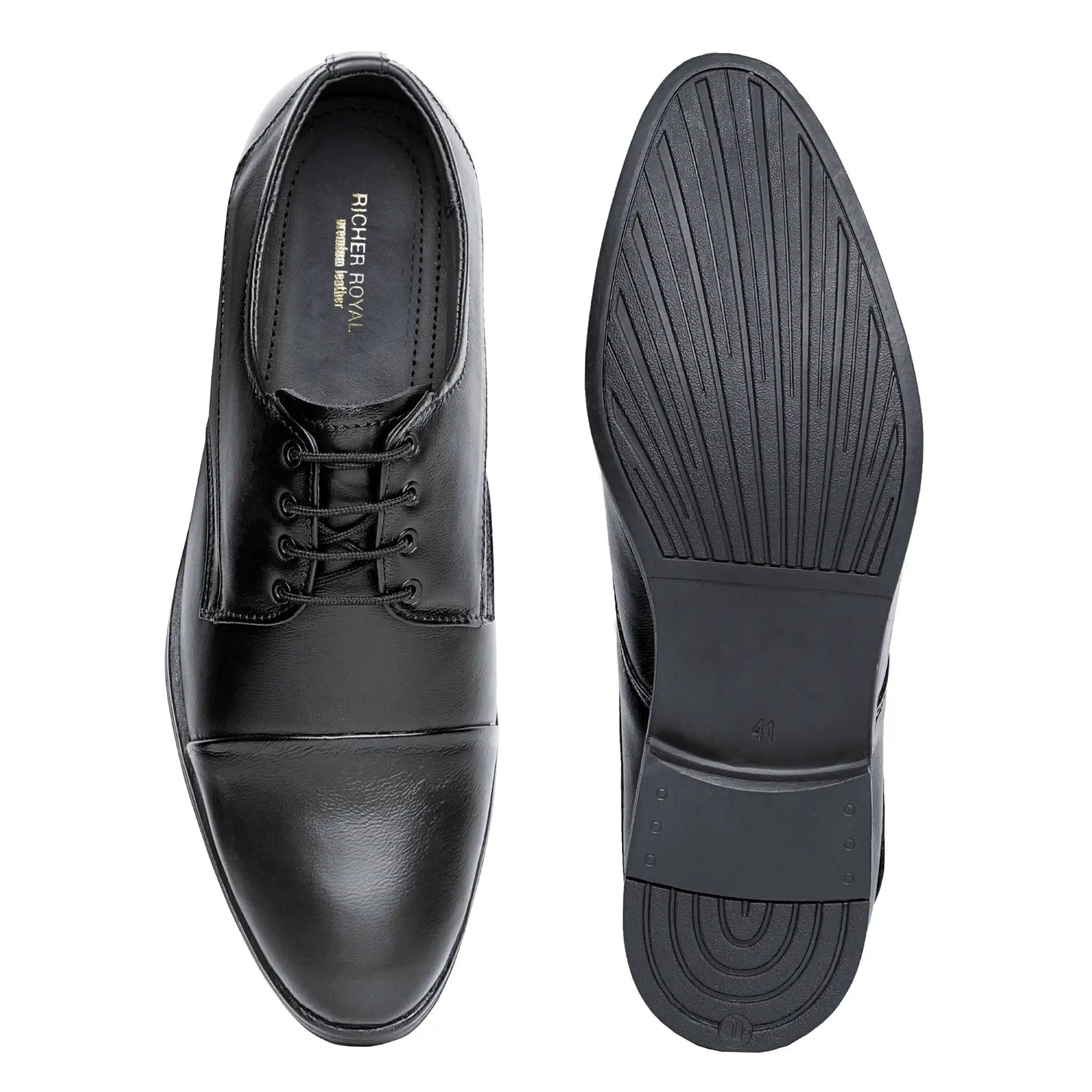 Genuine Leather Lace Up Formal Shoes for Men