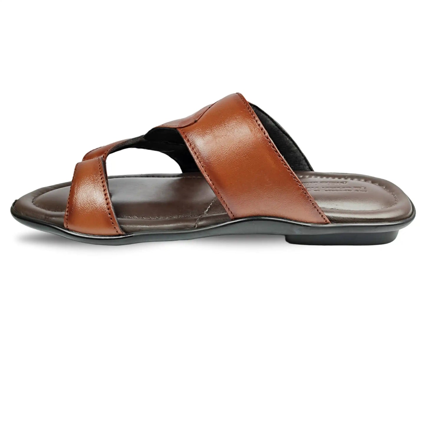 Slider Slippers for Men Genuine Leather Sandals