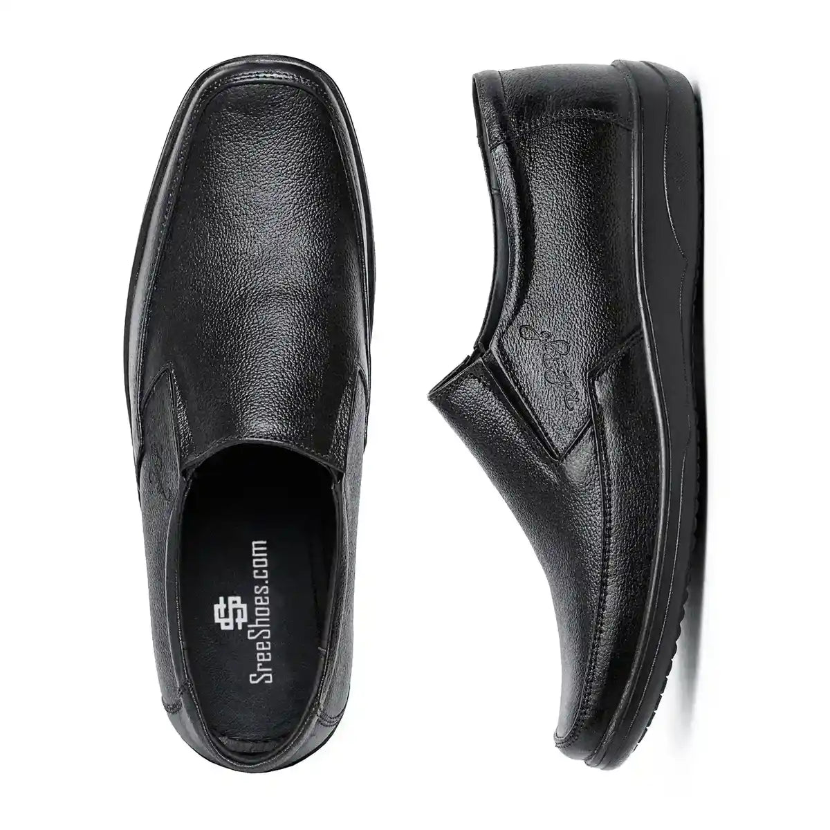 Real Leather Men's slip on Formal Loafer Shoes