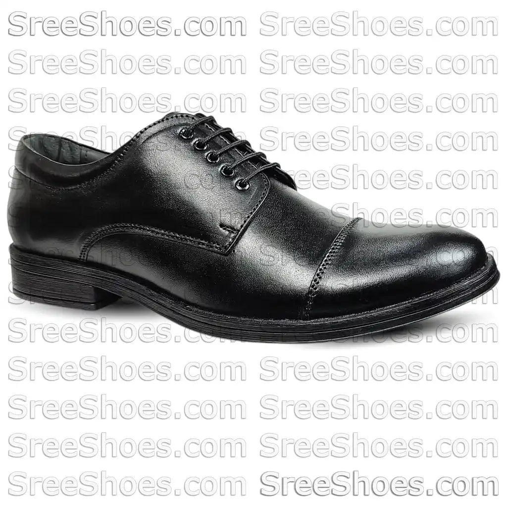 Pure Leather Formal Derby Shoe Cap Toe Comfort Dress Shoes