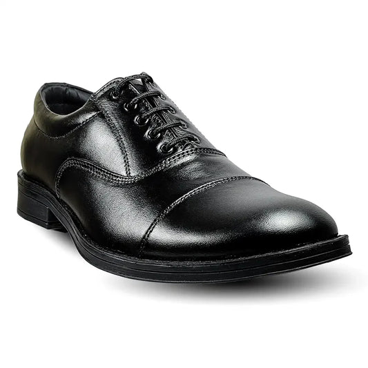 Lace Up Pure Leather Oxford Dress Shoes