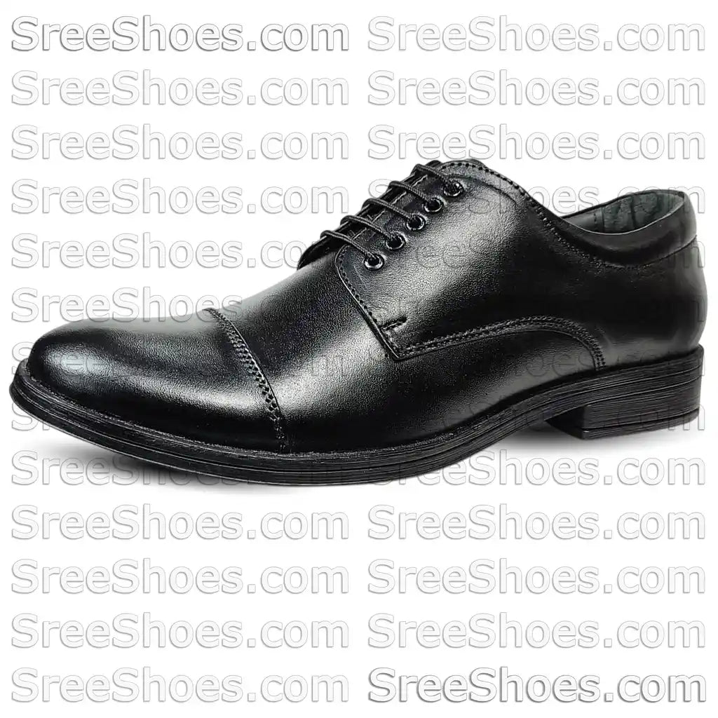 Pure Leather Formal Derby Shoe Cap Toe Comfort Dress Shoes