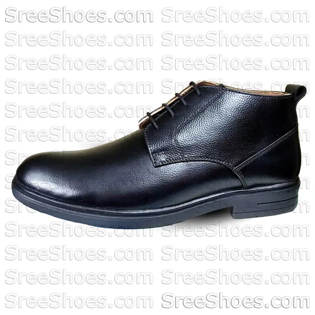 Pure Leather High Ankle Shoes - Men's Chukka Boots (Full-Grain)