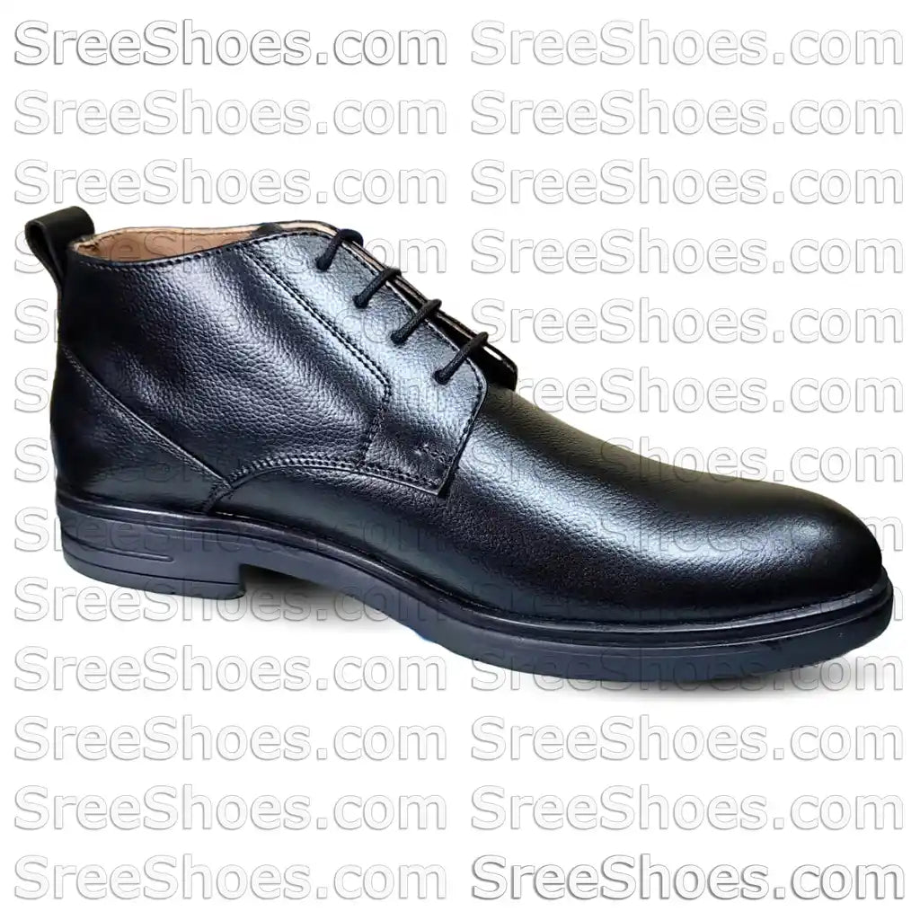 Pure Leather High Ankle Shoes - Men's Chukka Boots (Full-Grain)
