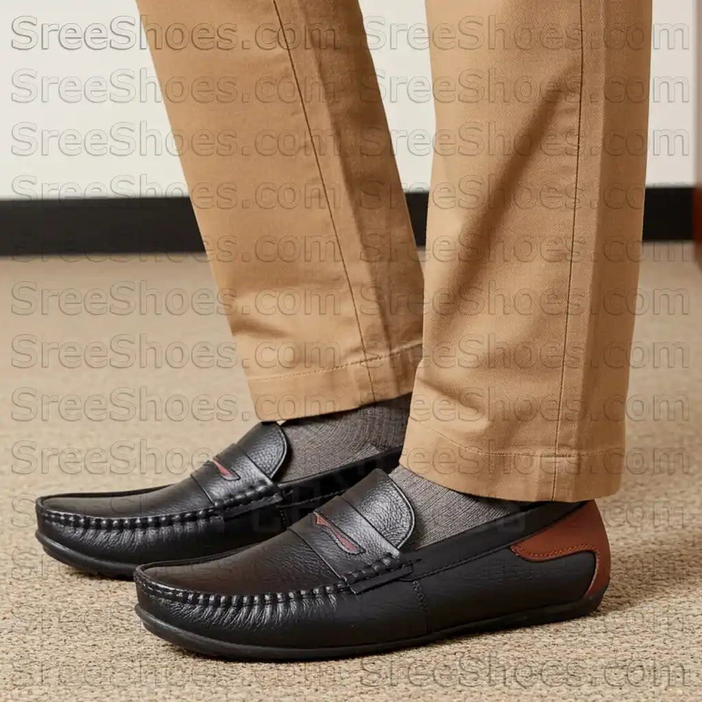 Loafers for men Pure Leather Moccasin Comfort SlipOn Shoes