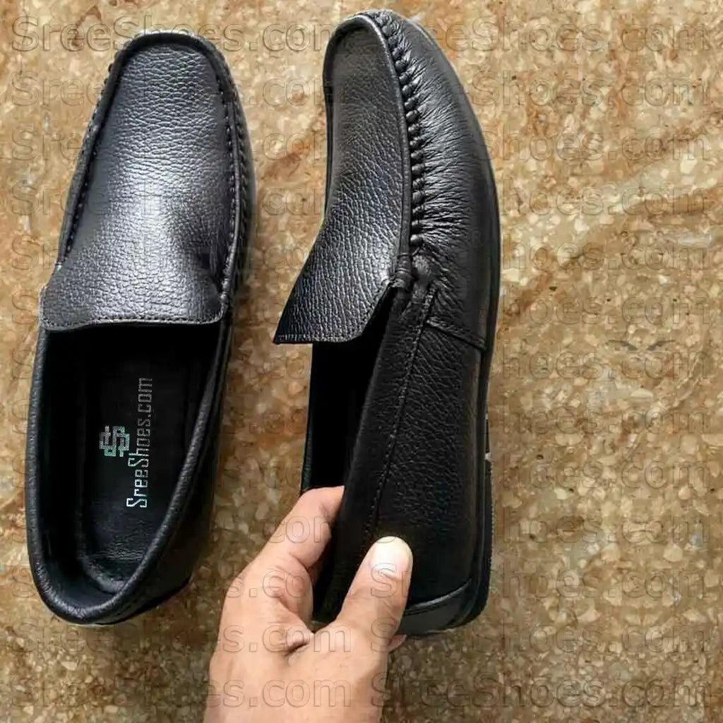 Moccasin Loafers for Men Pure Leather comfort Slip On Shoes