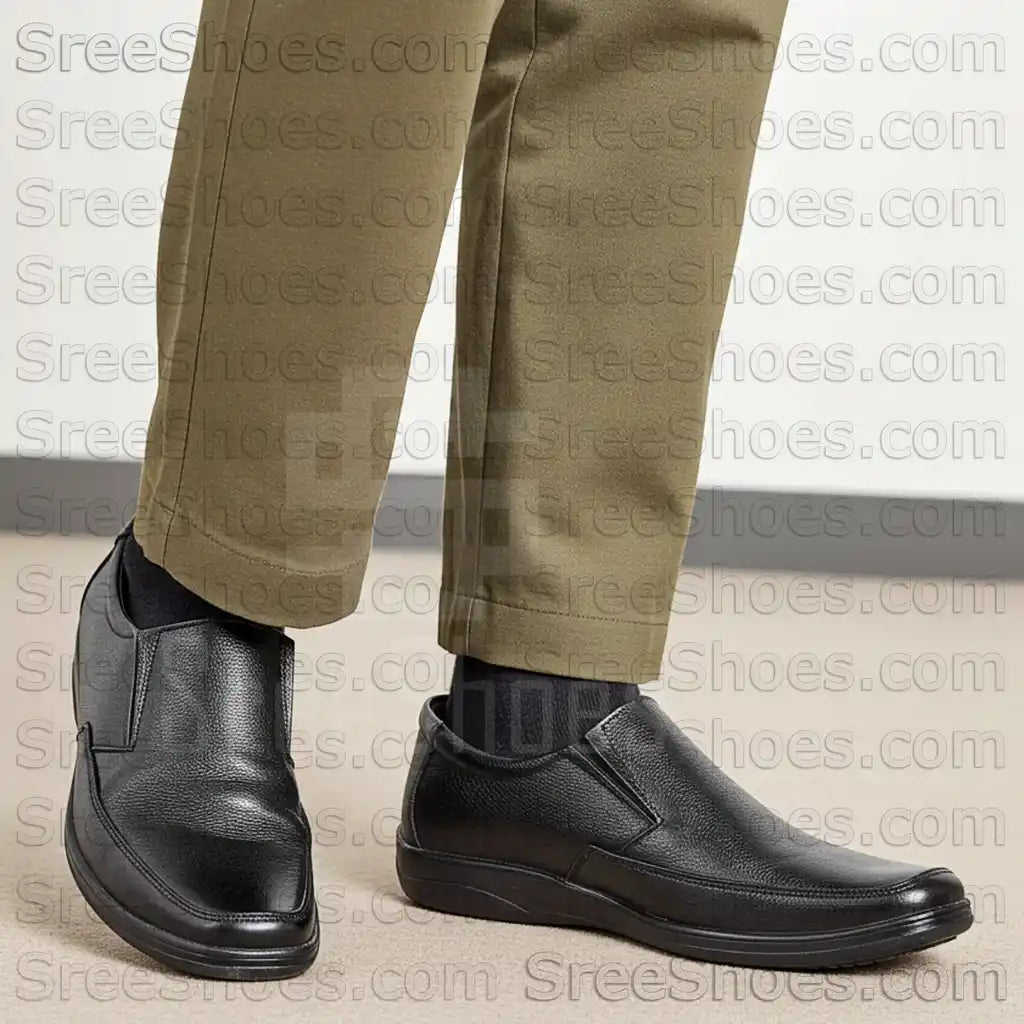 Real Leather Men's slip on Formal Loafer Shoes