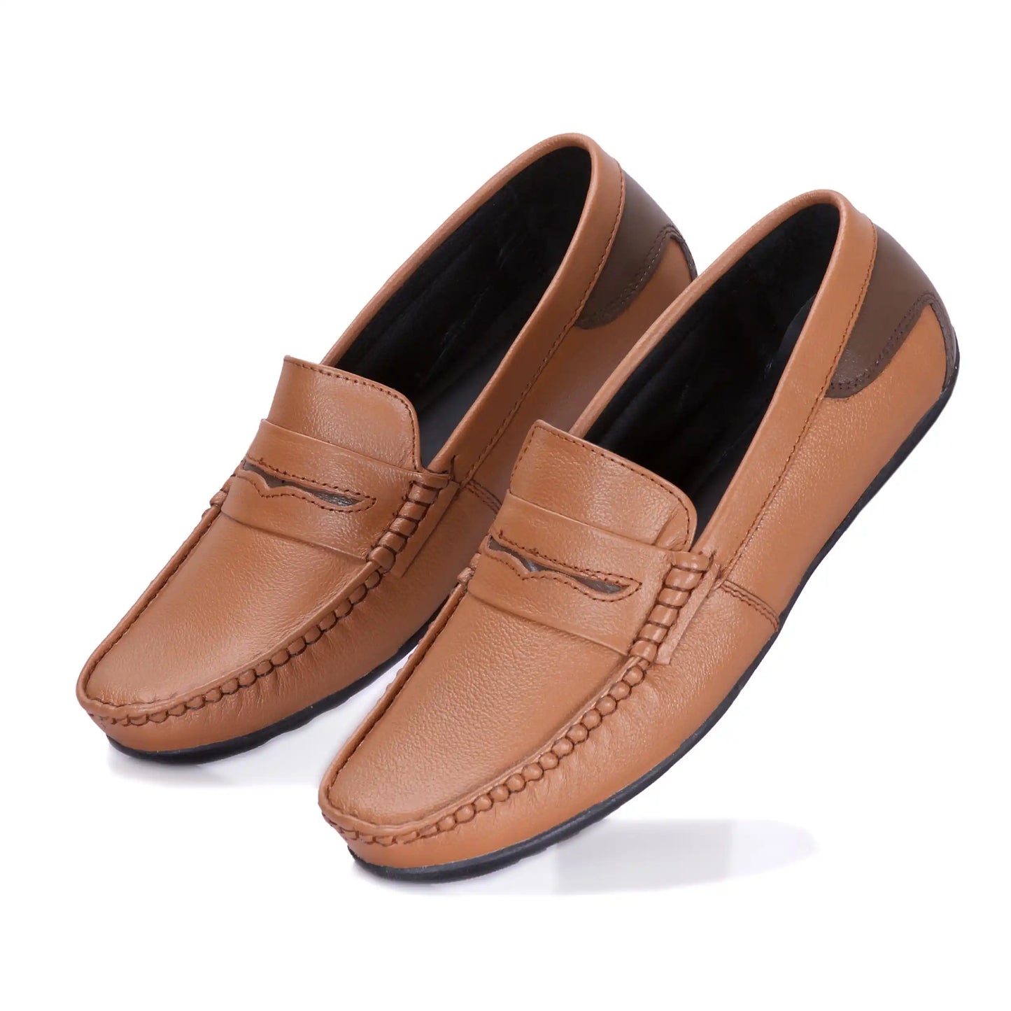 Genuine Leather Moccasin Loafers For Men
