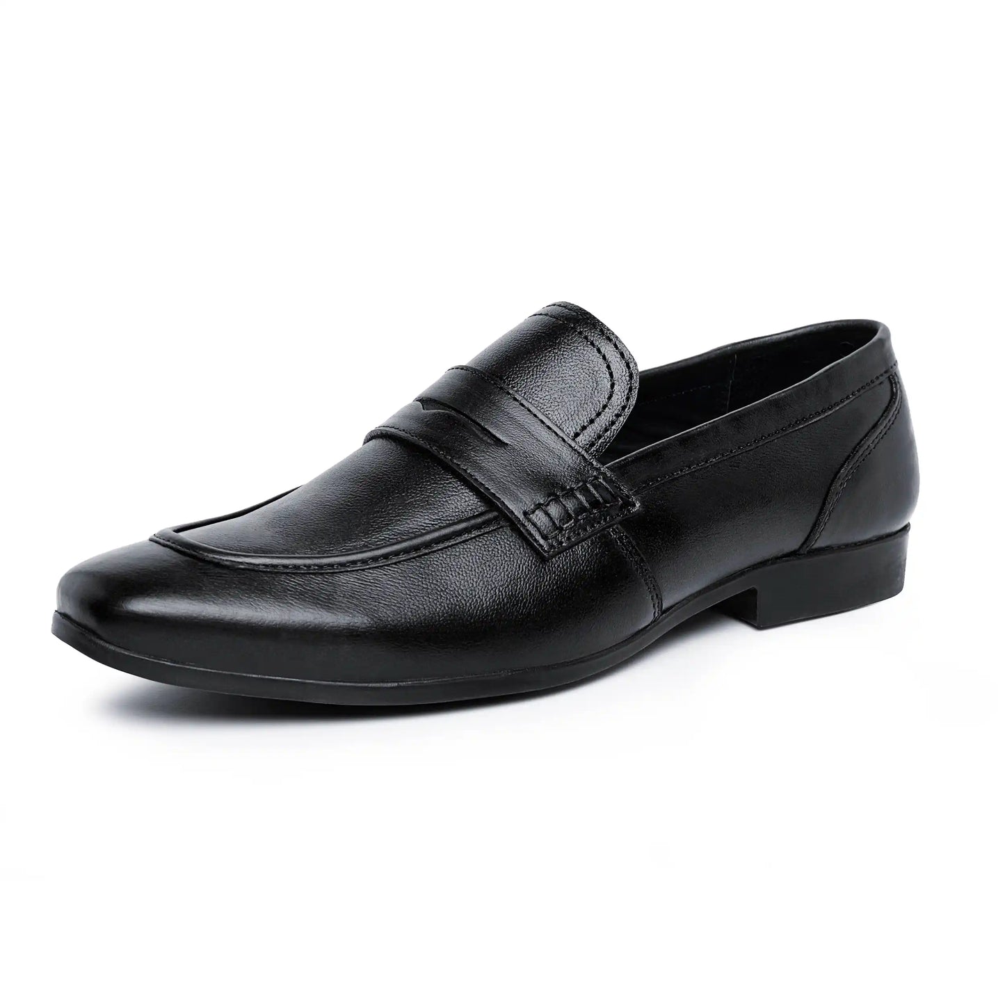 Men Pure Leather Penny Loafer Slip On Shoes