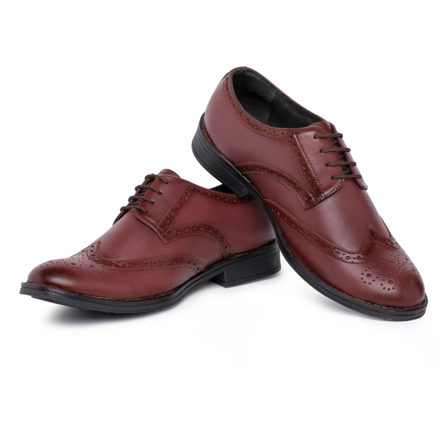 Men Pure Leather Brogue Shoes