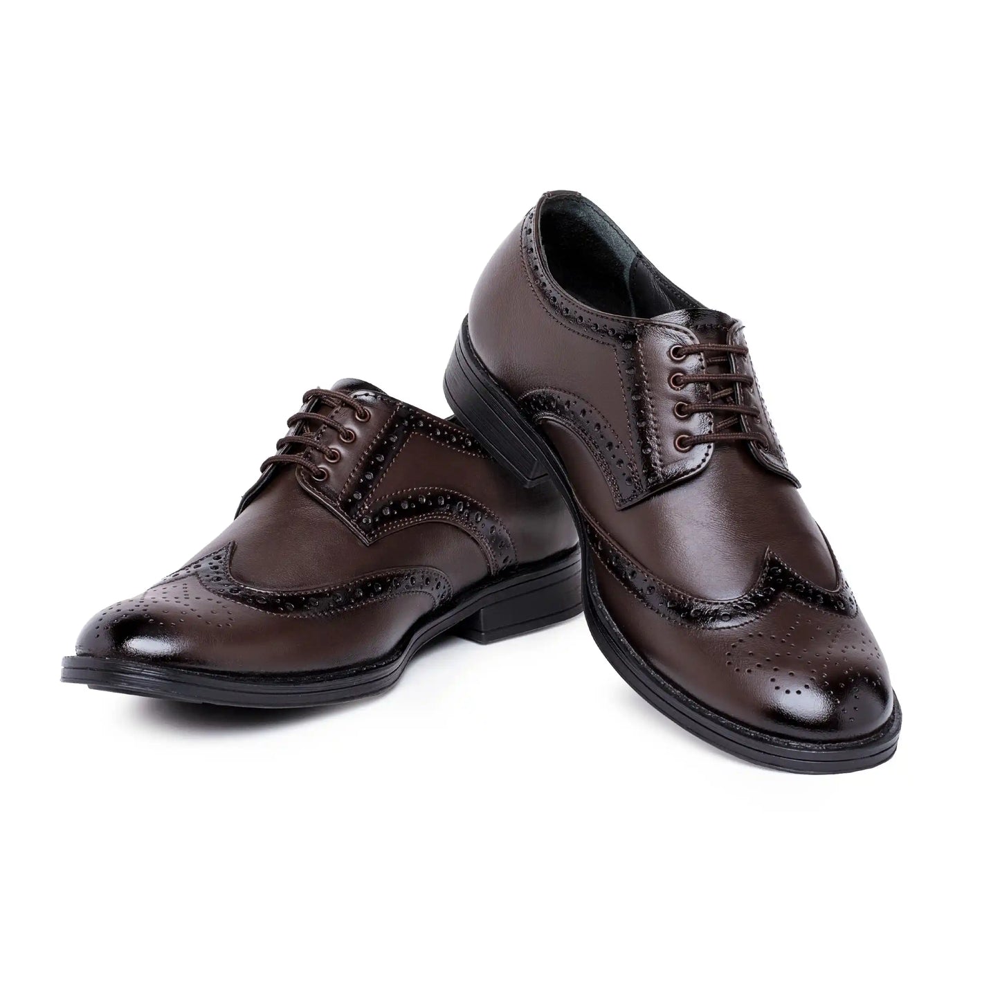 Formal Brogue Pure Leather Shoes For Men